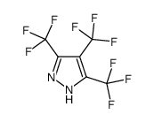 3,4,5-tris(trifluoromethyl)-1H-pyrazole Structure