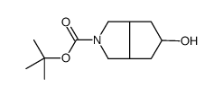 tert-butyl 5-hydroxy-octahydrocyclopenta[c]pyrrole-2-carboxylate Structure