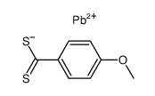 p-dithioanisic acid lead salt Structure