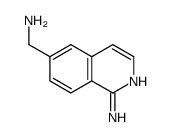 1-氨基-6-异喹啉甲胺结构式