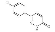 6-(4-氯苯基)-2H-哒嗪-3-酮结构式