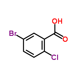 5-Bromo-2-chlorobenzoic acid Structure