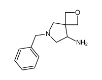 2-Oxa-6-azaspiro[3.4]octan-8-amine, 6-(phenylmethyl)- Structure