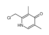 2-(Chloromethyl)-3,5-dimethylpyridin-4-ol structure