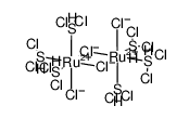 bis-μ-chloro-dichloro-hexakis(dichlorsulfan)diruthenium(II) Structure