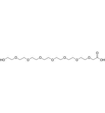 HO-PEG7-CH2COOH结构式