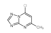 7-氯-5-甲基-1,2,4-三唑并[1,5-α]嘧啶结构式