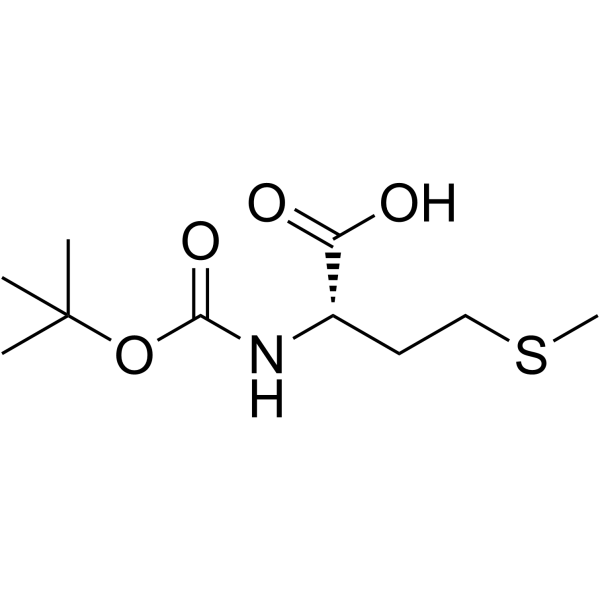 Boc-L-蛋氨酸结构式