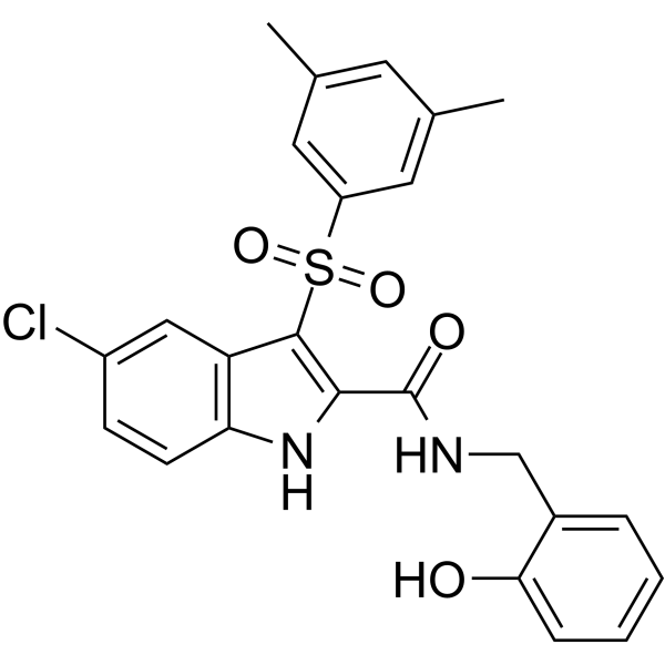 HIV-1 inhibitor-43结构式