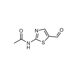 N-(5-甲酰基噻唑-2-基)乙酰胺结构式