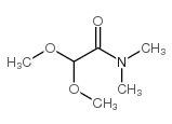N,N-二甲基-2,2-二甲氧基乙酰胺结构式