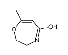 3,4-dihydro-7-methyl-1,4-oxazepin-5(2H)-one结构式