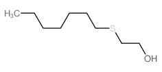 Ethanol,2-(heptylthio)- Structure
