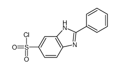 2-苯基-1H-苯并咪唑-5-磺酰氯结构式