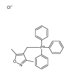 (3,5-dimethyl-1,2-oxazol-4-yl)methyl-triphenylphosphanium,chloride结构式
