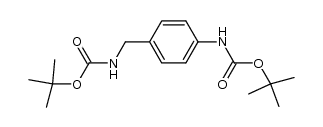 (4-((叔丁氧基羰基)氨基)苄基)氨基甲酸叔丁酯结构式