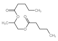 Pentanoic acid,1-methyl-1,2-ethanediyl ester (9CI) Structure