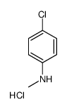 4-CHLORO-N-METHYLANILINE HYDROCHLORIDE Structure