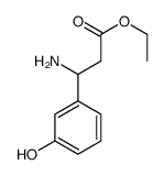 Ethyl 3-amino-3-(3-hydroxyphenyl)propanoate Structure