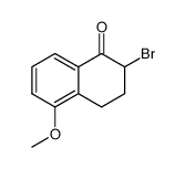 2-bromo-5-methoxy-3,4-dihydro-2H-naphthalen-1-one Structure