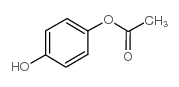 4-乙酰氧基苯酚结构式