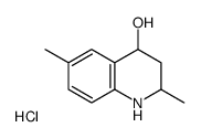 2,6-dimethyl-1,2,3,4-tetrahydroquinolin-4-ol,hydrochloride Structure