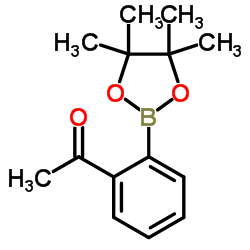 2-Acetylphenylboronic acid pinacol ester structure