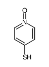 4-Pyridinethiol,1-oxide(6CI,7CI,8CI,9CI) Structure
