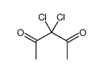 3,3-dichloropentane-2,4-dione结构式