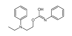 2-(N-ethylanilino)ethyl carbanilate结构式