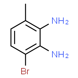 3-Bromo-6-methylbenzene-1,2-diamine Structure