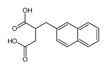 2-(naphthalen-2-ylmethyl)butanedioic acid Structure