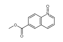 methyl quinoline-1-oxide-6-carboxylate结构式