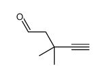 3,3-dimethylpent-4-ynal结构式
