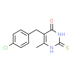 5-(4-CHLORO-BENZYL)-2-MERCAPTO-6-METHYL-PYRIMIDIN-4-OL结构式