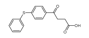 3-[4-(phenylthio)benzoyl]propionic acid Structure