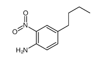 4-丁基-2-硝基苯胺结构式