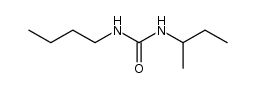 N-sec-butyl-N'-butylurea结构式