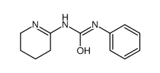 1-phenyl-3-(2,3,4,5-tetrahydropyridin-6-yl)urea结构式
