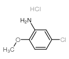 Benzenamine,5-chloro-2-methoxy-, hydrochloride (1:1) Structure