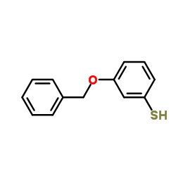 3-苄氧基苯硫酚结构式