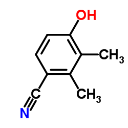 4-羟基-2,3-二甲基苯甲腈结构式