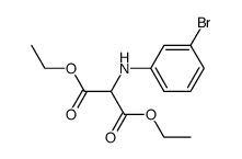 diethyl 2-((3-bromophenyl)amino)malonate结构式