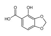 2-hydroxypiperonylic acid结构式