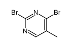 2,4-二溴-5-甲基嘧啶结构式