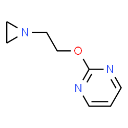 Pyrimidine, 2-[2-(1-aziridinyl)ethoxy]- (9CI)结构式