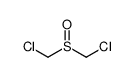 chloro(chloromethylsulfinyl)methane Structure