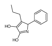 4-hydroxy-2-phenyl-3-propyl-1,2-dihydropyrrol-5-one Structure