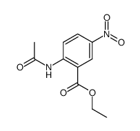 2-acetylamino-5-nitro-benzoic acid ethyl ester结构式