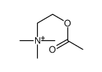 (2-acetoxyethyl)trimethylammonium structure